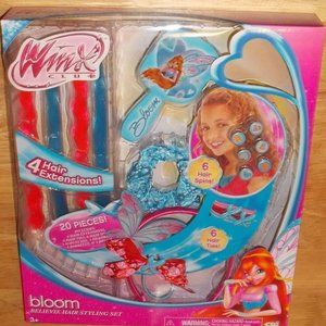 Winx Club BLOOM Believix Girls 20 PC HAIR STYLING SET Extensions Headband NEW